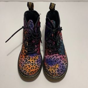 Dr Martens, Toddler Size 10, Multi Color leopard